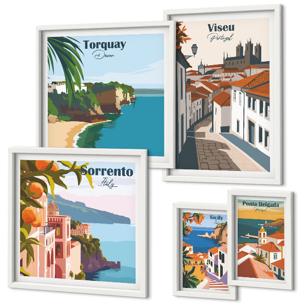 Set 5 slika u okviru Slikoviti gradovi Europe