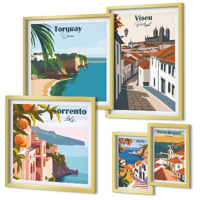 Set 5 slika u okviru Slikoviti gradovi Europe