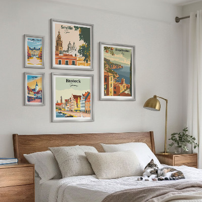 Set 5 slika u okviru Krajolici europskih gradova