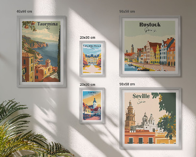 Set 5 slika u okviru Krajolici europskih gradova