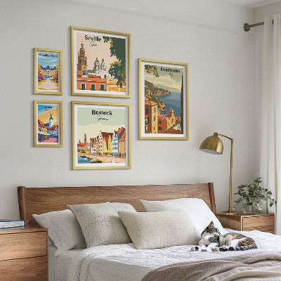 Set 5 slika u okviru Krajolici europskih gradova