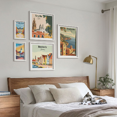 Set 5 slika u okviru Krajolici europskih gradova
