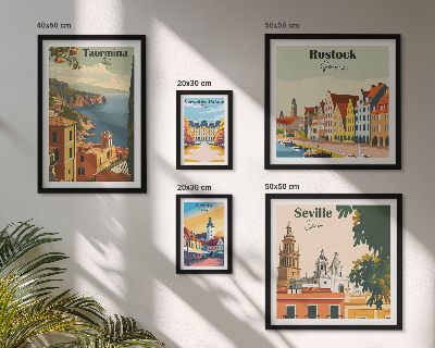 Set 5 slika u okviru Krajolici europskih gradova