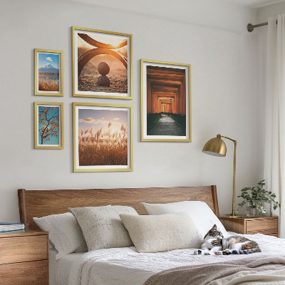 Set slika iznad kauča Mirni zen krajolici prirode