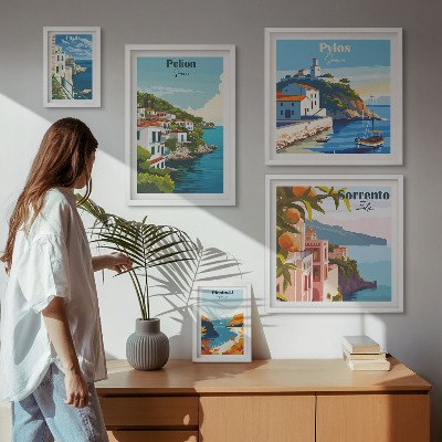 Set 5 slika u okviru Krajolici grčkih otoka