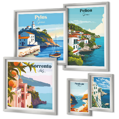 Set 5 slika u okviru Krajolici grčkih otoka