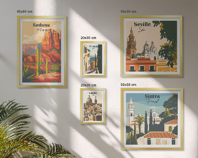 Poliptih u okviru Turistički krajolici svijeta