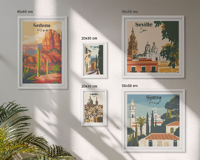 Poliptih u okviru Turistički krajolici svijeta