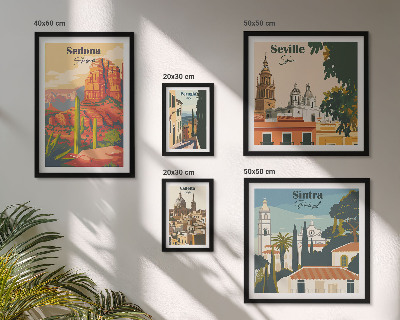 Poliptih u okviru Turistički krajolici svijeta
