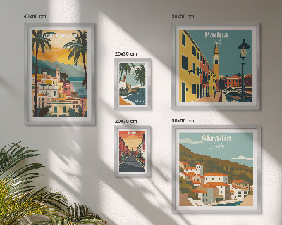 Set 5 slika u okviru Krajolici europskih gradova
