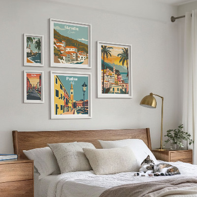 Set 5 slika u okviru Krajolici europskih gradova