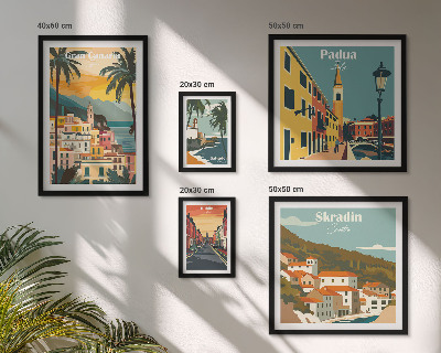 Set 5 slika u okviru Krajolici europskih gradova