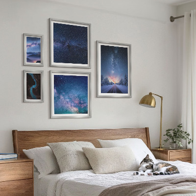 Set 5 slika u okviru Kozmički noćni pejzaži