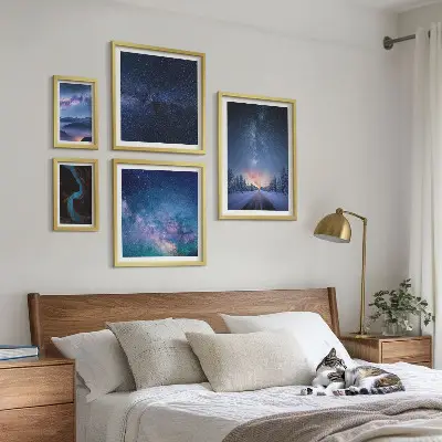 Set 5 slika u okviru Kozmički noćni pejzaži