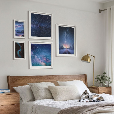 Set 5 slika u okviru Kozmički noćni pejzaži