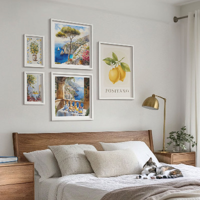 Set 5 slika u okviru Citrusni naglasci mediteranskog stila