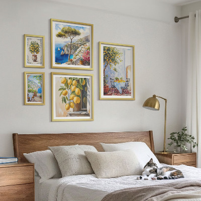 Set slika iznad kauča Sunce inspiracije citrusima