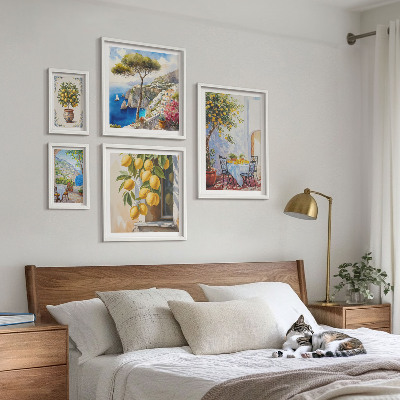 Set slika iznad kauča Sunce inspiracije citrusima