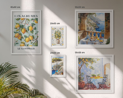 Set 5 slika u okviru Citrusne inspiracije Provanse