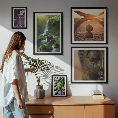 Minimalistička harmonija prirode poliptih u okviru