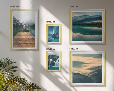 Set 5 slika u okviru Krajolici slapovi planine