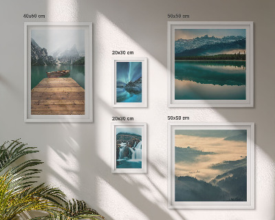 Set 5 slika u okviru Krajolici slapovi planine