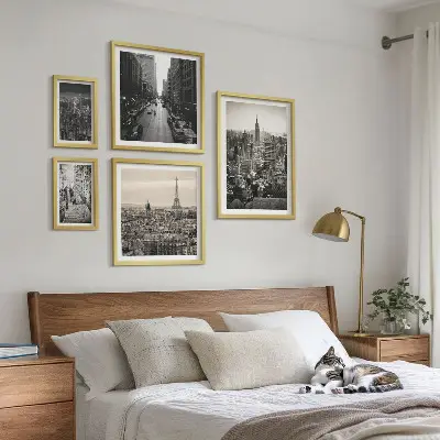 Poliptih u okviru panorame europskih gradova