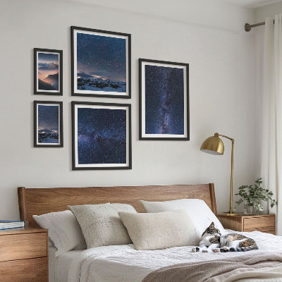 Set 5 slika u okviru Kozmički pejzaži neba