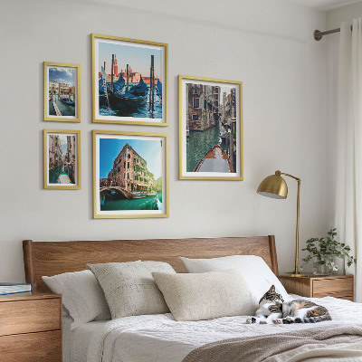 Set slika iznad kauča Šarm gondola na venecijanskim kanalima