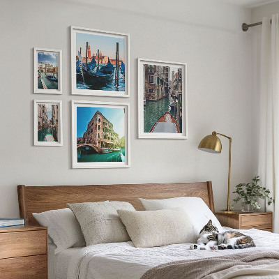 Set slika iznad kauča Šarm gondola na venecijanskim kanalima