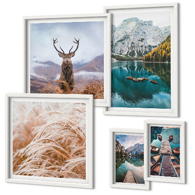 Set 5 slika u okviru Planinski krajolici i ljepota prirode