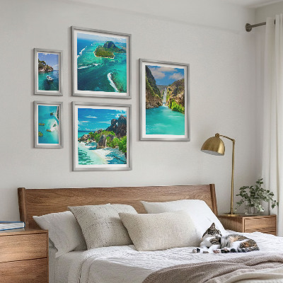 Poliptih u okviru Tropski vodopadi i plaže