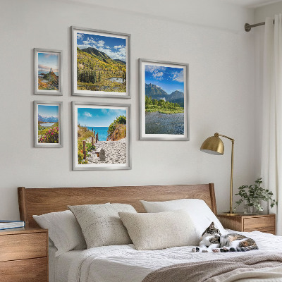 Set 5 slika u okviru Krajolici planina i plaža