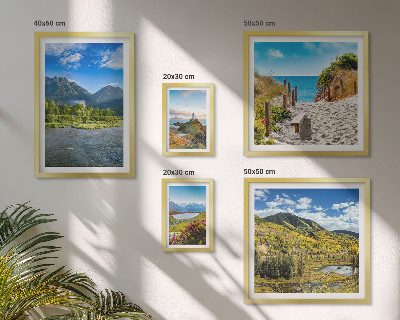 Set 5 slika u okviru Krajolici planina i plaža