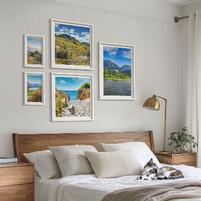 Set 5 slika u okviru Krajolici planina i plaža