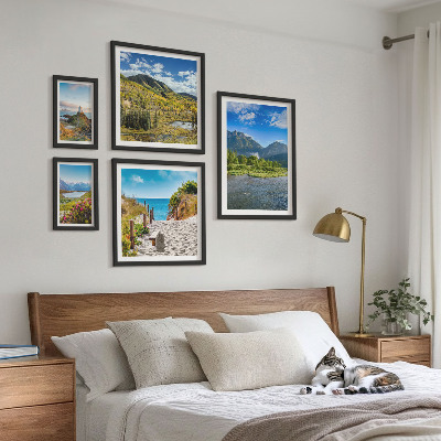 Set 5 slika u okviru Krajolici planina i plaža