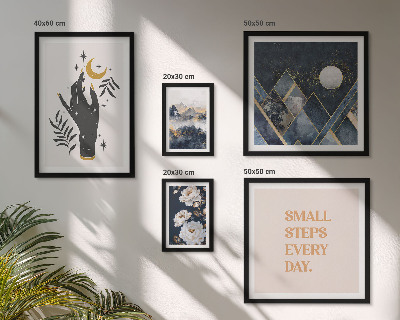 Set 5 slika u okviru Boho stil s prirodom i porukama