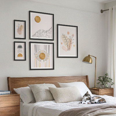 Poliptih u okviru Elegantne minimalističke biljke