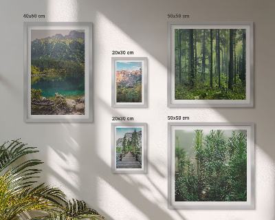 Set slika iznad kauča Planinski krajolici i šume
