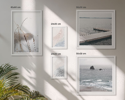 Set 5 slika u okviru Minimalistički morski pejzaži