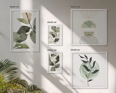 Skandinavski biljni motivi poliptih u okviru