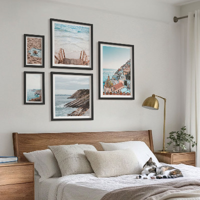 Set 5 slika u okviru Talijanski gradovi, plaže, opuštanje