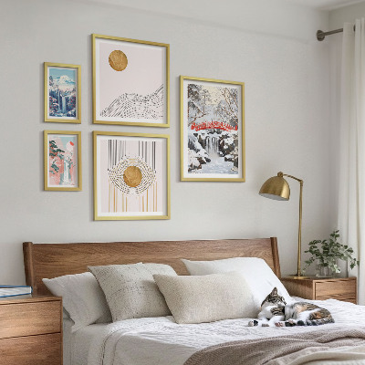 Set slika iznad kauča Pejzaži slapovi mostovi Japan