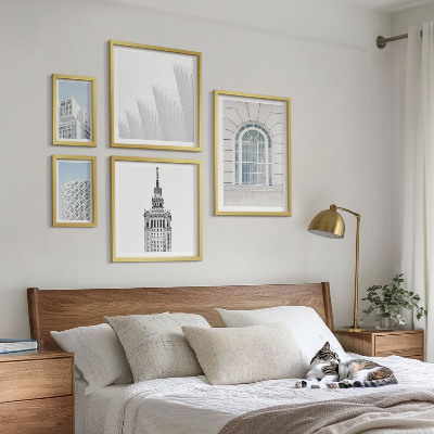 Set slika iznad kauča Moderna arhitektura minimalizma