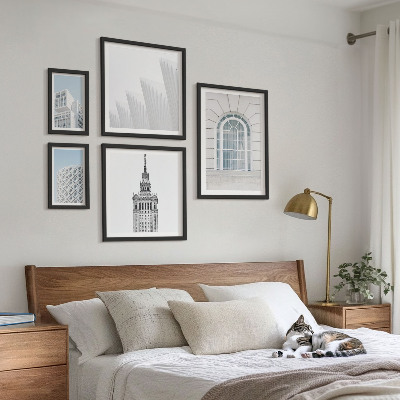 Set slika iznad kauča Moderna arhitektura minimalizma