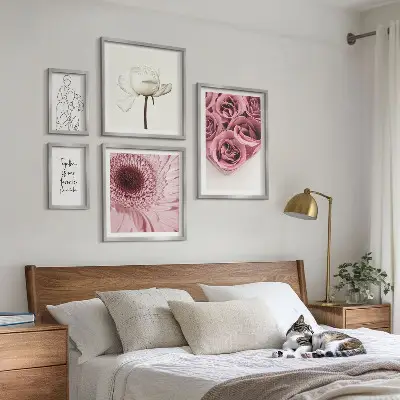 Cvjetne boho inspiracije poliptih u okviru