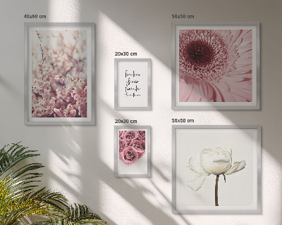 Set 5 slika u okviru Cvjetni romantični detalji