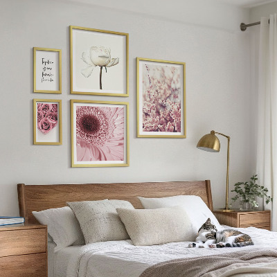 Set 5 slika u okviru Cvjetni romantični detalji