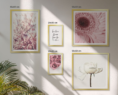 Set 5 slika u okviru Cvjetni romantični detalji