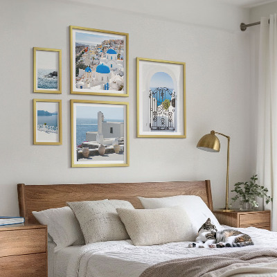 Set 5 slika u okviru Pogled na mediteransku Grčku
